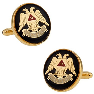 Cuff-Daddy Scottish Rite Cufflinks with Presentation Box