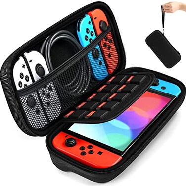 ivoler Carrying Case for Nintendo Switch and NEW Switch OLED ,2021