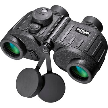 BARSKA 8x30 WP Battalion Binocular with Internal Rangefinder and Compass