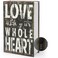 PACOLO Diversion Book Safe Storage Box ,9.5"6"2.2", Dictionary Secret Safe Can with Security Combination Lock, Diversion Book Hidden Safe ,Love,Combination