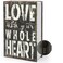 PACOLO Diversion Book Safe Storage Box ,9.5"6"2.2", Dictionary Secret Safe Can with Security Combination Lock, Diversion Book Hidden Safe ,Love,Combination