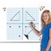 EAI Education Magnetic Demonstration X-Y Coordinate Grid with Counters