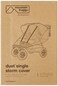 Mountain Buggy Duet Single Storm Cover, Clear
