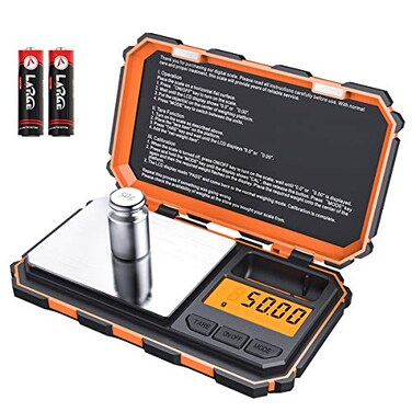 AMIR Digital Pocket Scale, Gram Scale 200g/0.01g,6 Units Conversion