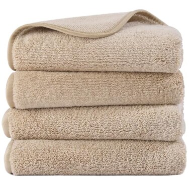 POLYTE 330 GSM Poly Blend Microfiber Quick Dry Hand Towel, 16x30 in