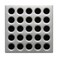 Ebbe E4410 Square Shower Drain Grate, Satin Nickel
