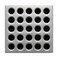 Ebbe E4410 Square Shower Drain Grate, Satin Nickel