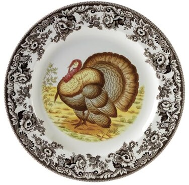 Spode Woodland 10.5" Dinner Plate, Turkey