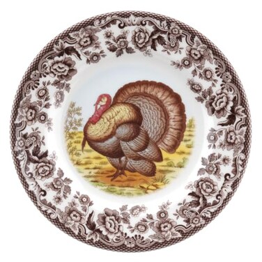 Spode Woodland 8" Salad Plate, Turkey