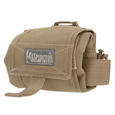 Maxpedition Mega Rollypoly Folding Dump Pouch ,Khaki