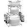 Sorbus Buffet Caddy, 7-Piece 3-Tier Set, Stackable Design ,Black