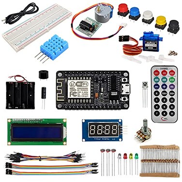 OSOYOO ESP8266 NodeMCU IOT Starter kit with ESP-12E Development Board Open Source Serial Module