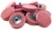 Benchmark Abrasives 2 Inch Sanding Discs Quick Change Aluminum Oxide Surface Preparation Wheels Polishing Wheel for Drill, Die Grinder Sanding Disc Paint StripperRemoval - ,10 Pack, Maroon - Fine