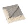 DII Rustic Farmhouse Double Diamond Woven Throw, 50x60, Mineral