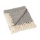 DII Rustic Farmhouse Double Diamond Woven Throw, 50x60, Mineral