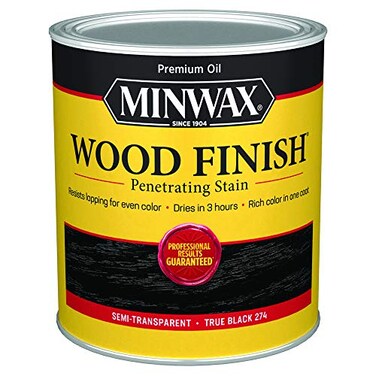 Minwax Wood Finish, True Black, 1 Quart