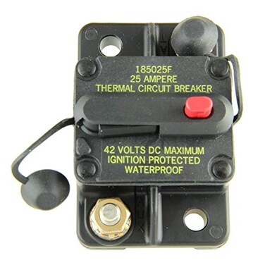 Bussmann CB185-25 Surface-Mount Circuit Breakers, 25 Amps ,1 per Pack