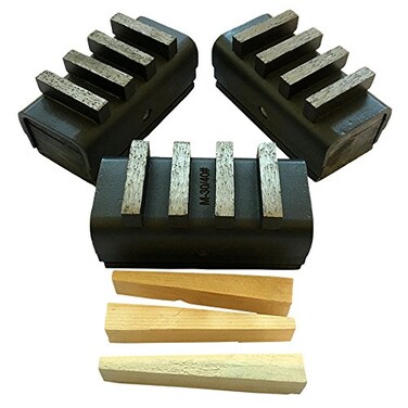 EDiamondTools Diamond Grinding Blocks for Concrete Grinding, Set of 3,30/40 Grit