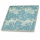 3dRose William Morris BlueIvory Flourishes 8 Inch Ceramic Tile