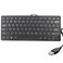 iKKEGOL USB Mini Slim Wired 78 Key Small Super Thin Compact Keyboard for Desktop Laptop PC Win 7 Mac ,Black