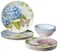 Certified International Hydrangea Garden 12 pc Melamine Dinnerware Set, Service for 4