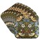 3dRose CST2193902 William Morris Strawberry Thief Pattern Soft Coasters ,Set of 8