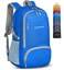 ZOMAKE Lightweight Packable Backpack 30L, Foldable Hiking Backpacks Water Resistant Compact Folding Daypack for Travel,Dark Blue