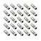 PASOW Compression RG6 F Connector Coax Coaxial Adapter Plug for SatelliteCable TV ,25 Pack