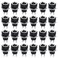 Antrader 5.5x2.1mm 2 Pin DC Power Female Panel Mount Jack Socket Connector