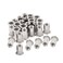 Sprite Science 40PCs 8-32 Stainless Steel Rivet Nuts Nutsert Threaded Rivet Insert Rivnuts 8-32UNC