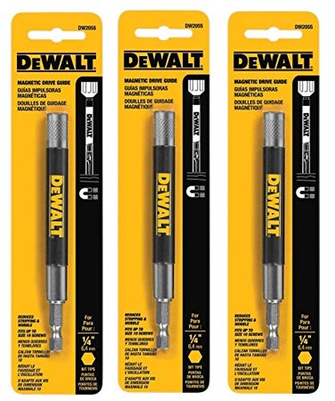 DEWALT DW2055 Magnetic Bit Tip Holder ,3 PACK