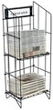 Displays2go Newspaper Rack, Floor Standing