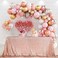 PartyDelight Rose Gold Sequin Tablecloth 60x102 Inch Rectangular