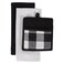 DII Buffalo Check Kitchen Collection, Classic Farmhouse Kitchen Set, PotholderDishtowel, BlackWhite, 3 Piece
