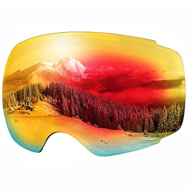 OutdoorMaster PRO Ski Goggle Replacement Lens, VLT Options for All Weather