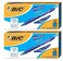BIC Gel-ocity Retractable Gel Pen, Medium Point ,0.7 mm, Blue, 24-Count