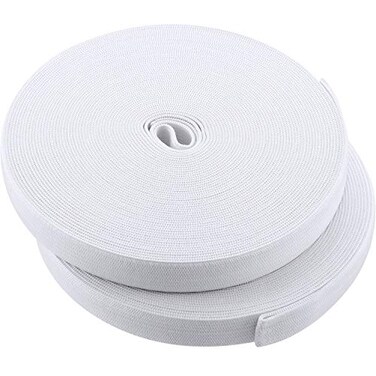 EBOOT Elastic Spool,5/8 Inch x 22 Yard,White