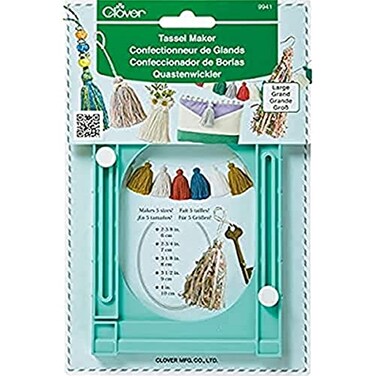 CLOVER 9941 Tassel Maker ,Large, Green