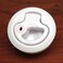 Pactrade Marine Marine Boat Locking White Plastic Flush Pull SLAM Latch Hatch Lift 2 3/8" D