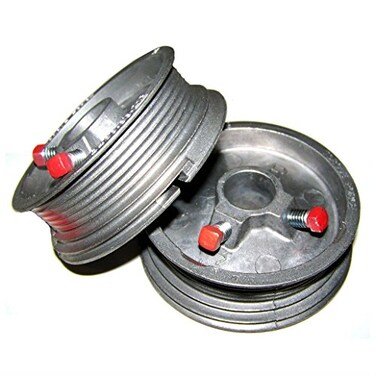Earthtec Garage Door Cable Drums Up To 8' High Doors 400-8 ,Pair
