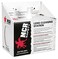 MCR Safety LCS1 Lens Cleaning Station Solution, White, White