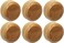Maple Landmark Plain Yo-Yo's - 6 Pack - Made in USA