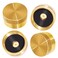 Joywayus 4Pcs Solid Brass Refill Propane Bottle Cap