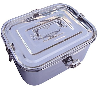 Kitchen Flower Stainless Steel Rectangular Kimchi Food Storage Container ,8L / 271oz / 12