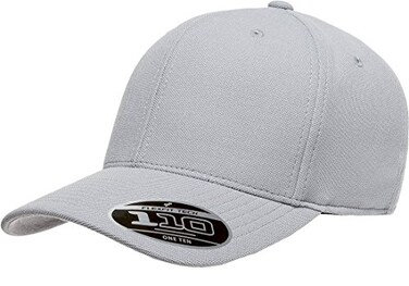 Flexfit Men's 110 CoolDry Athletic Cap, Silver One Size