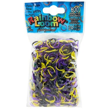 Rainbow Loom Viola Purple Glow