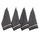DII Basic Terry Collection Windowpane Dishtowel Set, 16x26, Black Check, 4 Piece