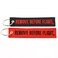 Rotary13B1 Remove Before Flight Key Chain - BlackRed Combo 2 Pack