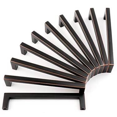 KOOFIZO 10 Pack 5 in Oil Rubbed Bronze Cabinet Pulls, Drawer Handles 1816