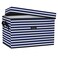 SCOUT Rump Roost Large Lidded Storage Bin - Collapsible - Nantucket Navy
